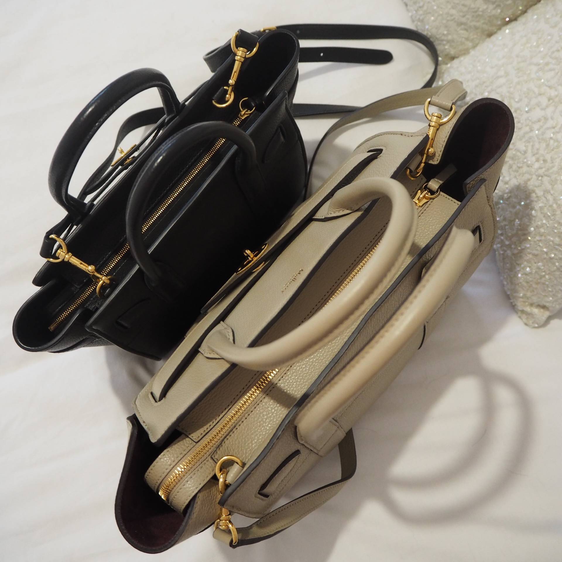 The Mulberry Zipped Bayswater Small vs Mini Comparison