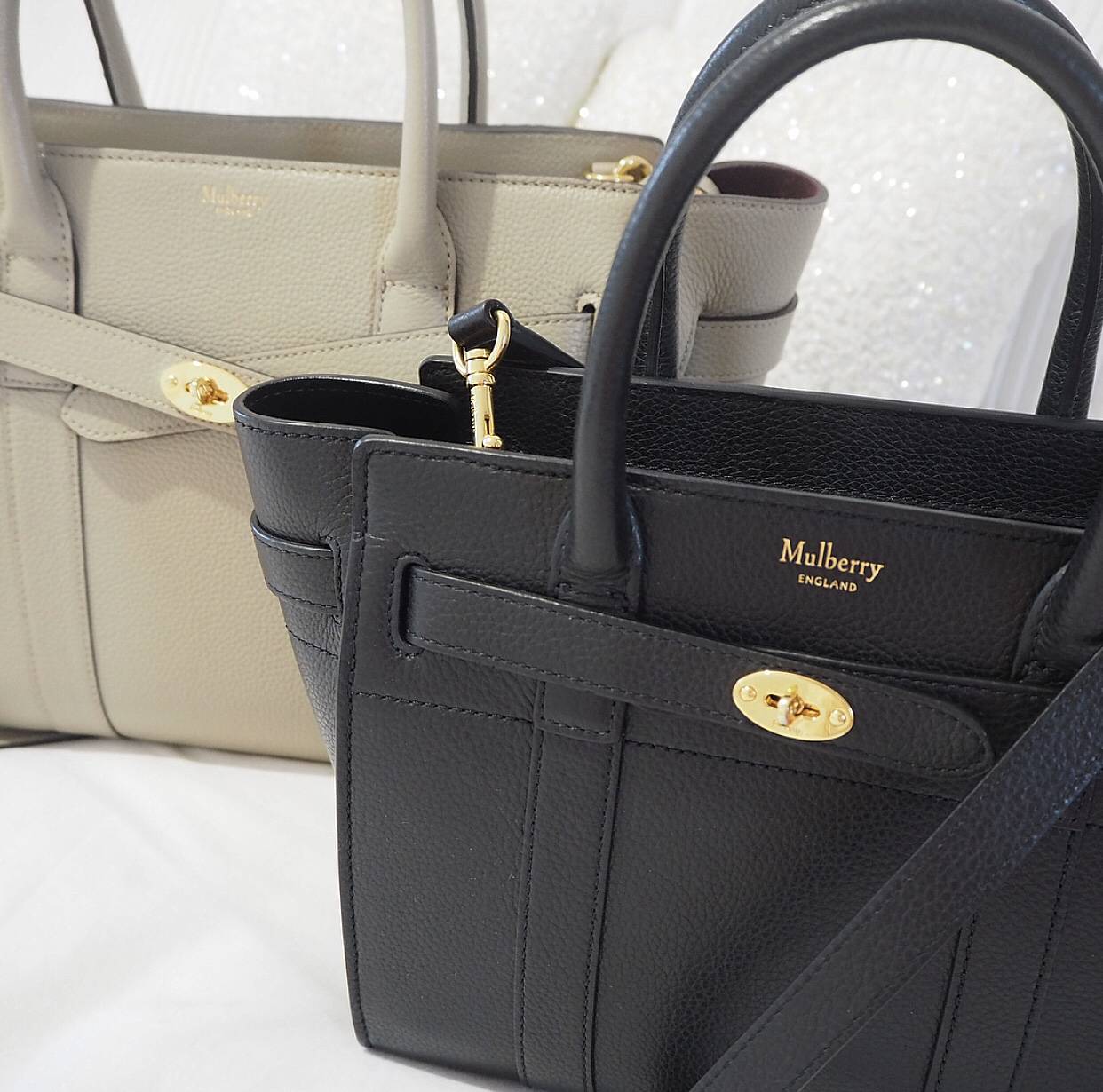 The Mulberry Zipped Bayswater Small vs Mini Comparison